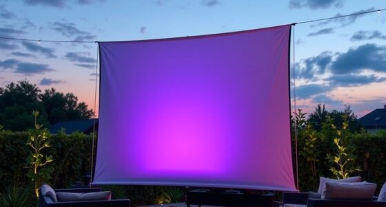 top portable projector screens