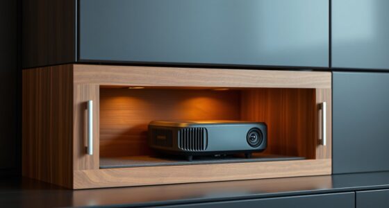 top portable projector storage