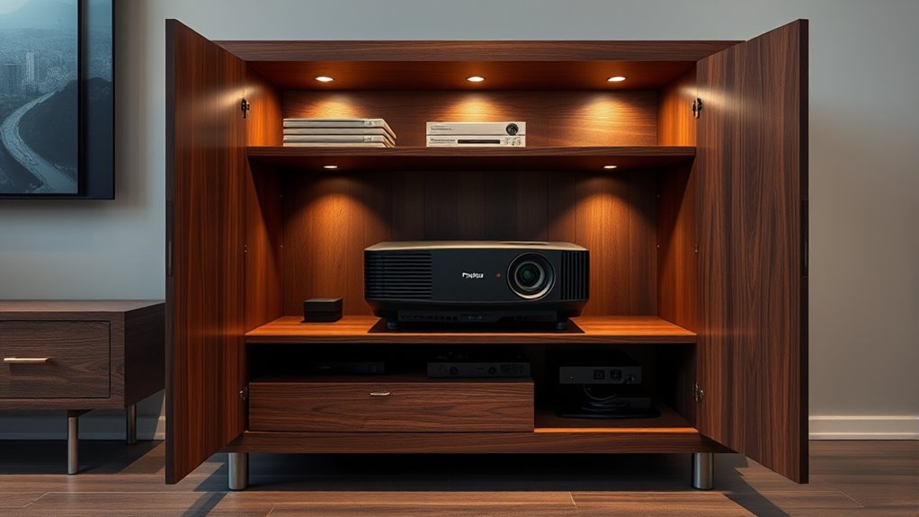 top projector cabinet options