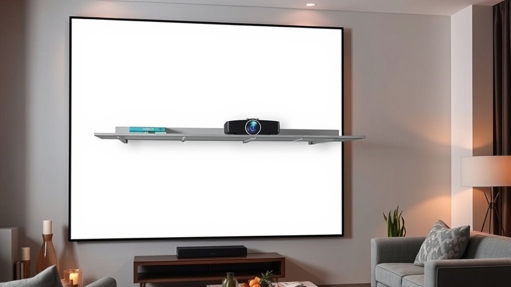 top projector shelf options