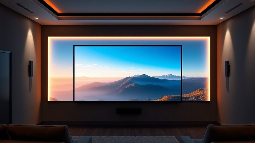 top short throw alr screens