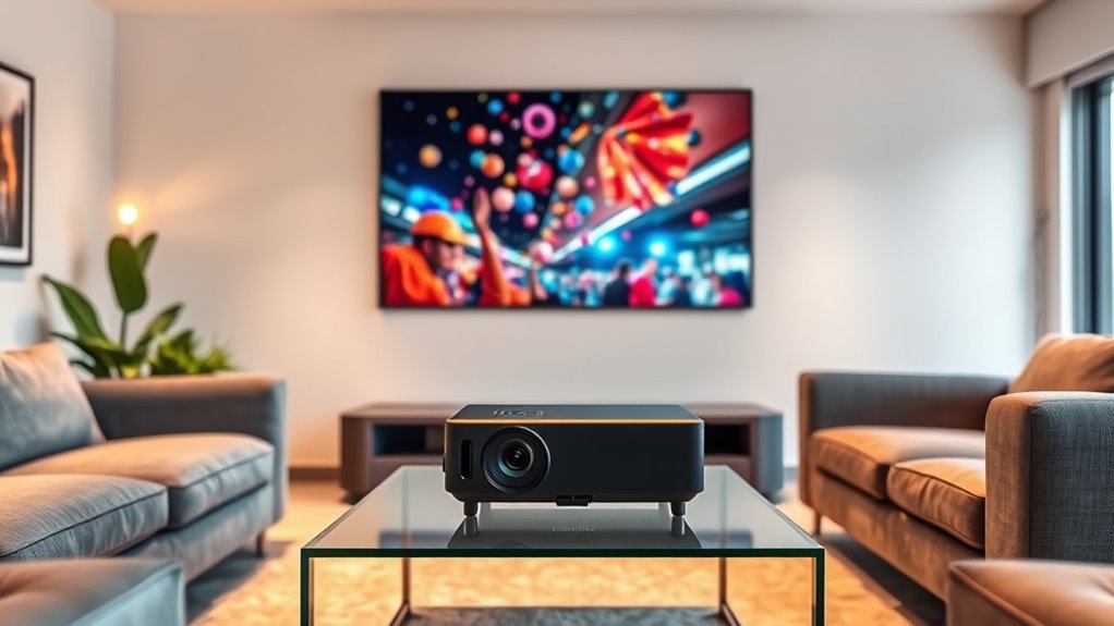 top short throw projectors