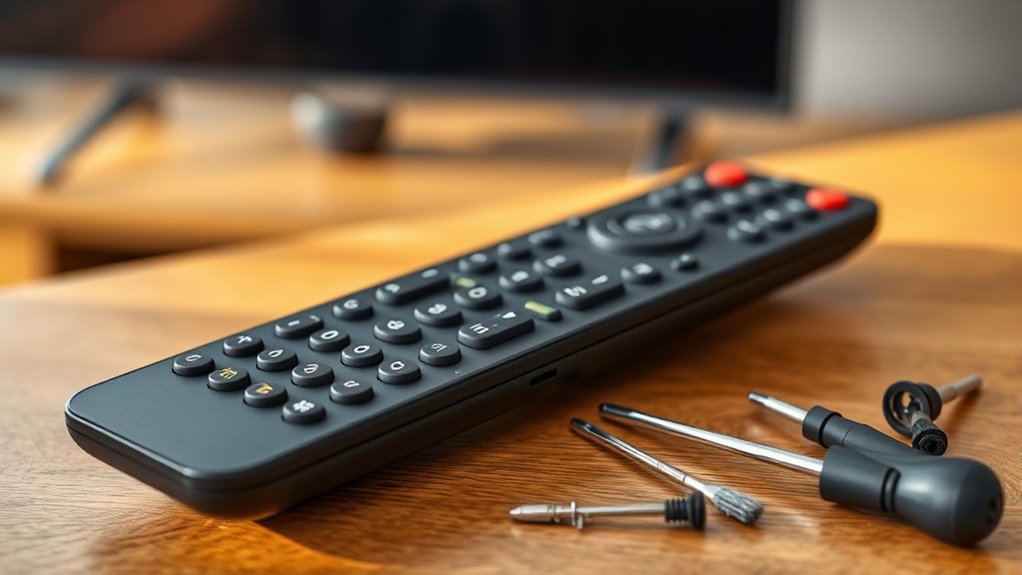 universal remote control maintenance