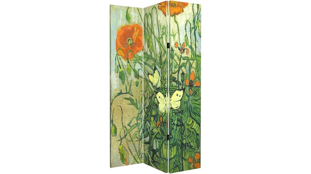 van gogh art privacy screen