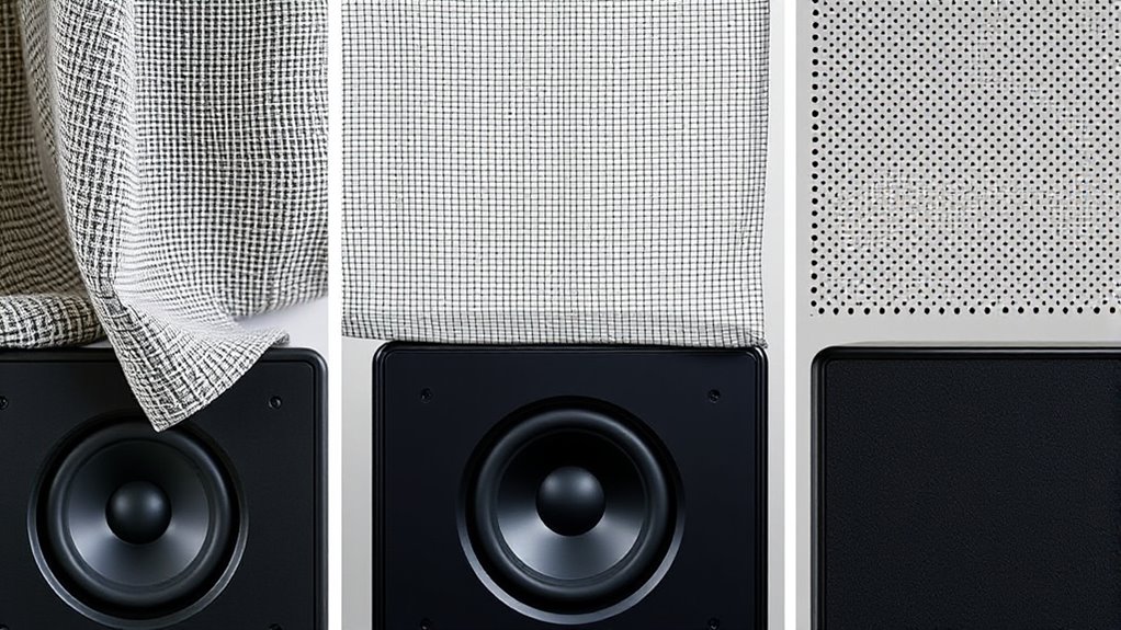 variety of acoustic materials