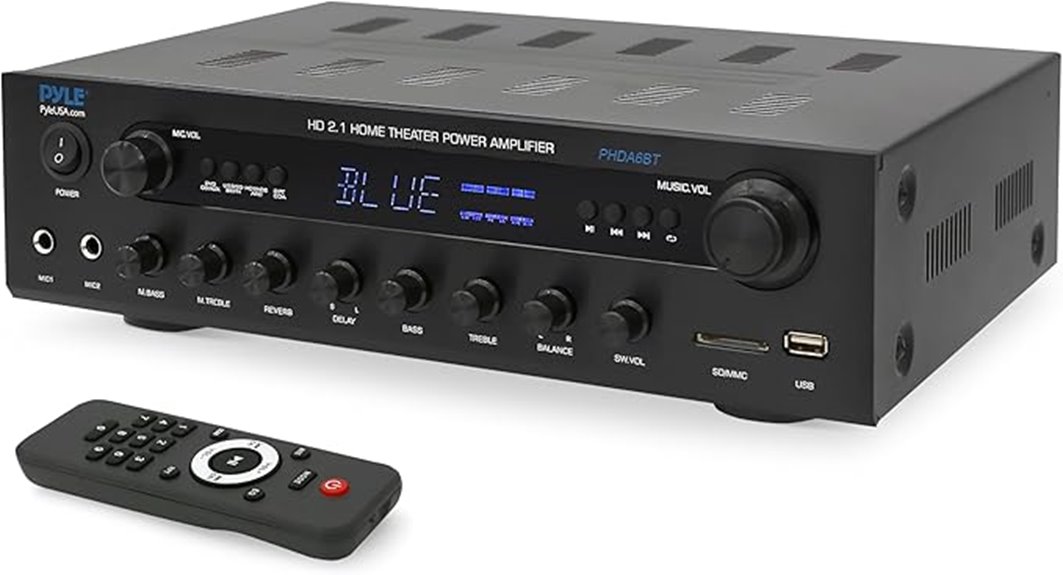 versatile 400w audio receiver