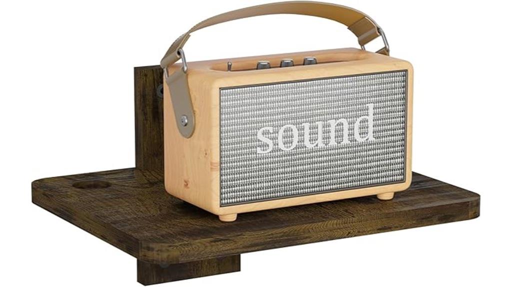 wall mount holds 22lbs