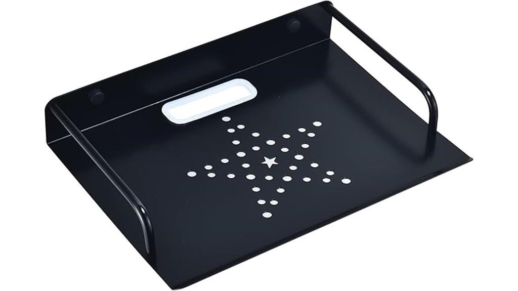 wall mounted av shelf