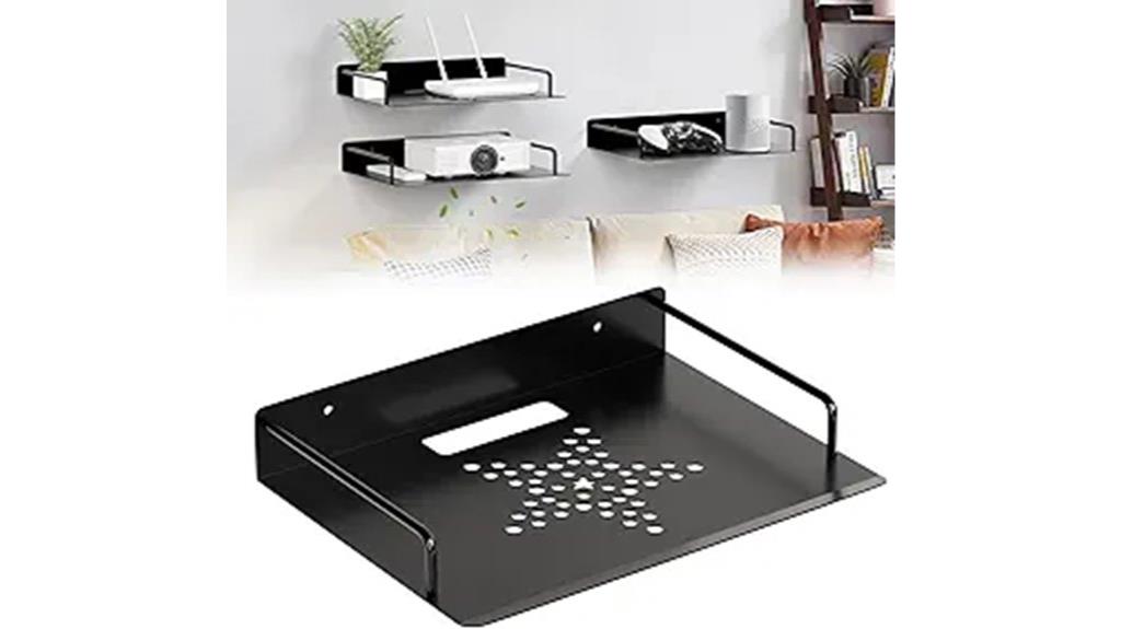 wall mounted projector shelf