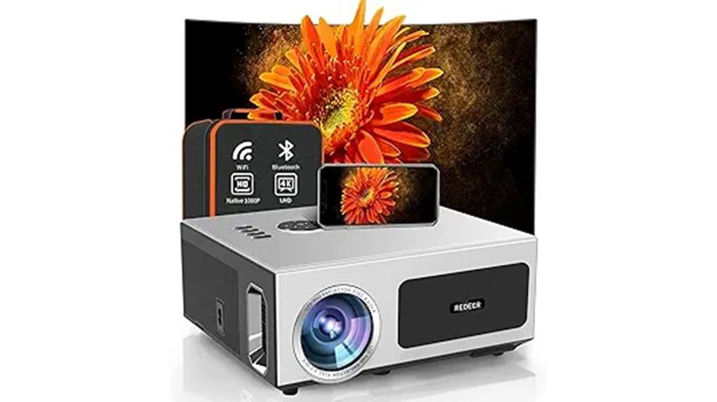 wireless 4k outdoor projector
