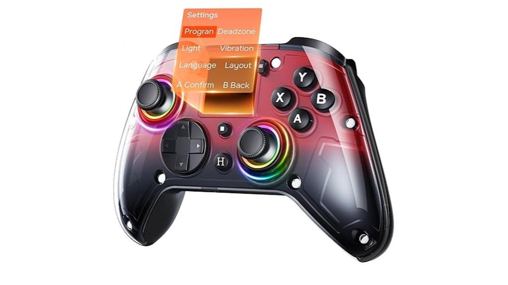 wireless gaming controller features