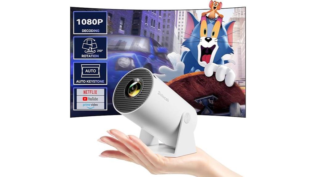 wireless portable android projector