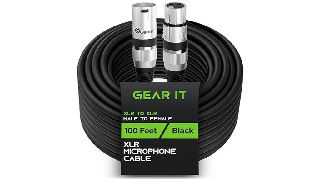 100 foot microphone cable
