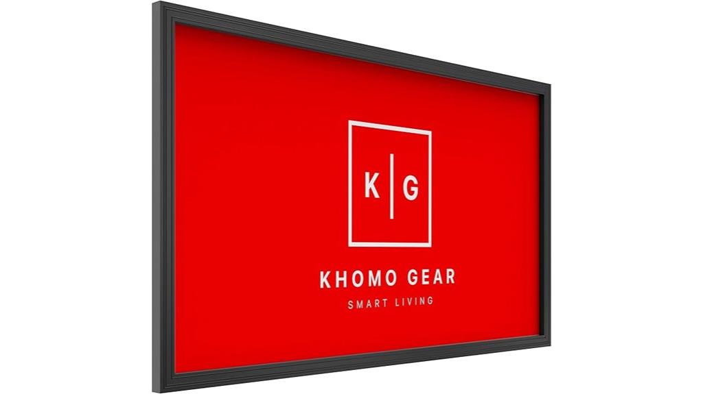 100 inch fixed frame screen