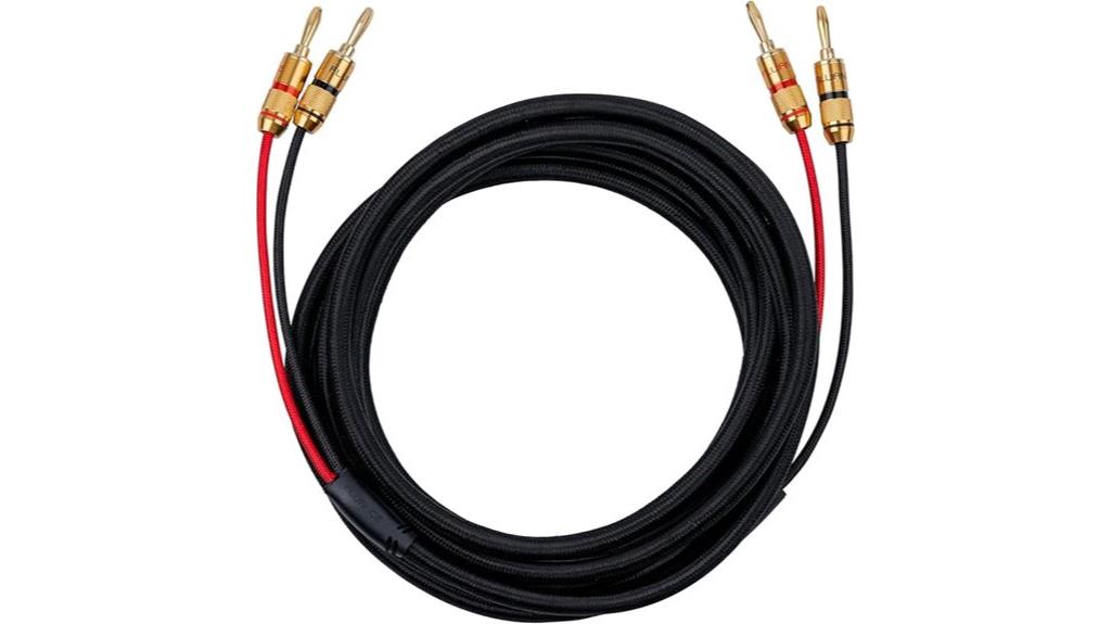 12 foot high fidelity speaker wire