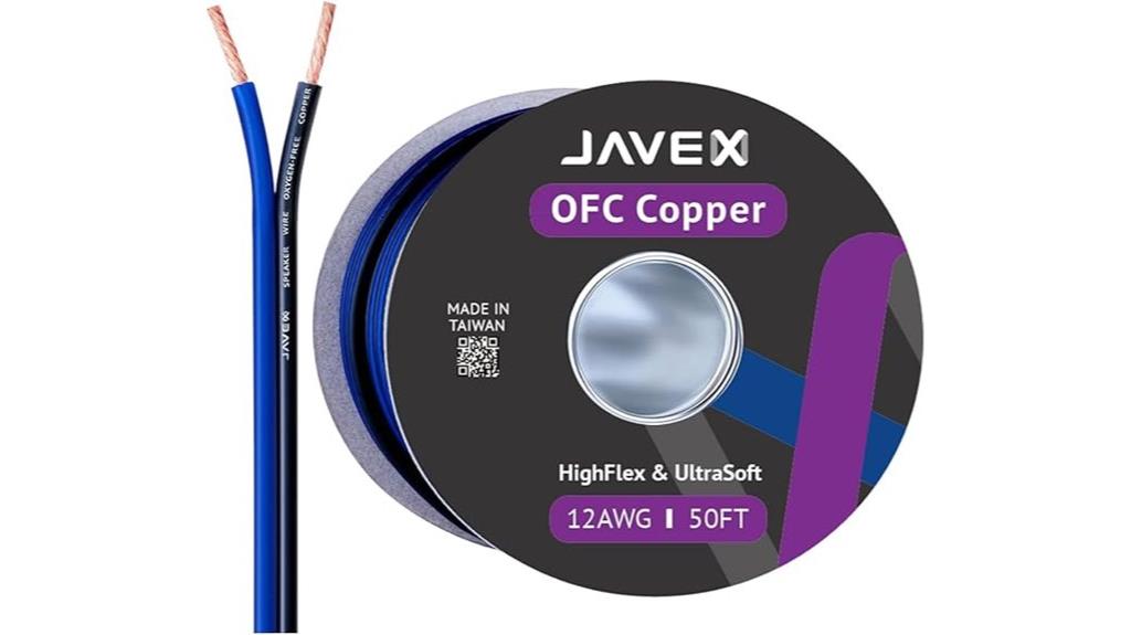12 gauge 50 ft speaker wire