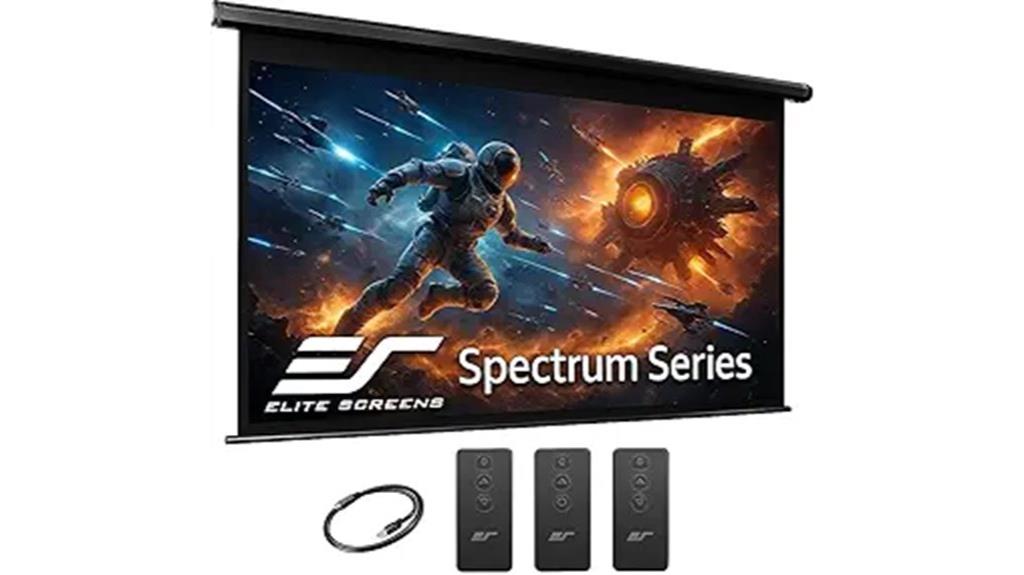150 inch motorized projector screen