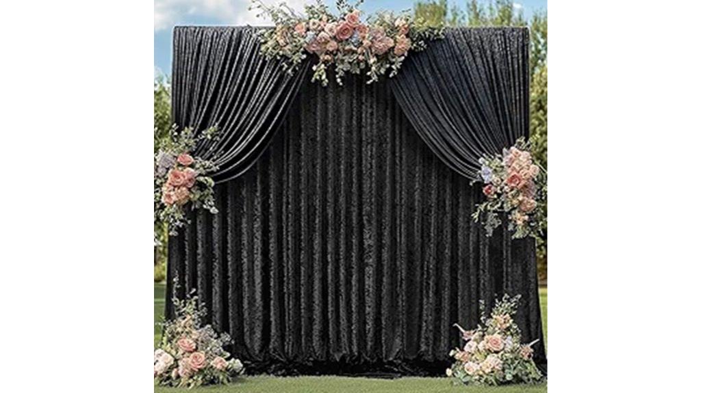20ft velvet event backdrop