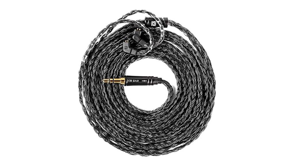 2 meter in ear cable