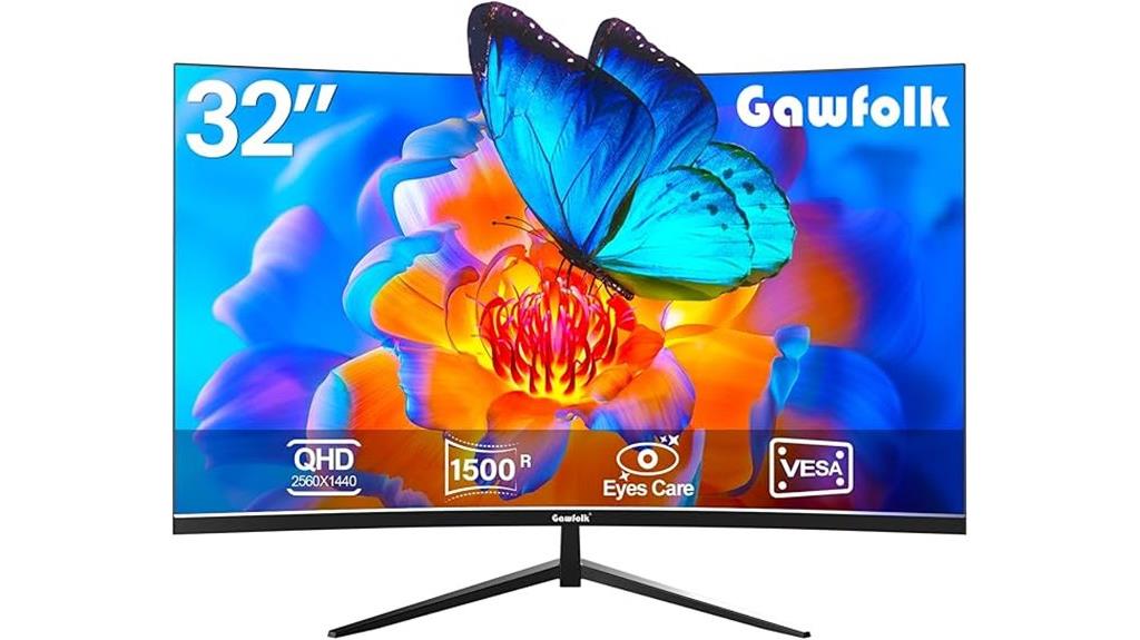 32 inch qhd curved monitor