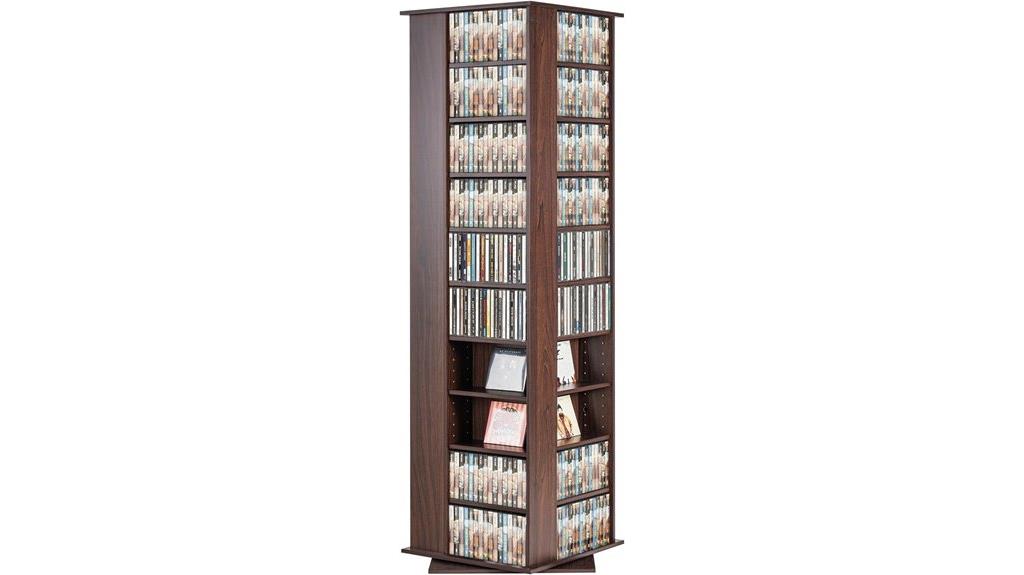 34 compartment media cabinet