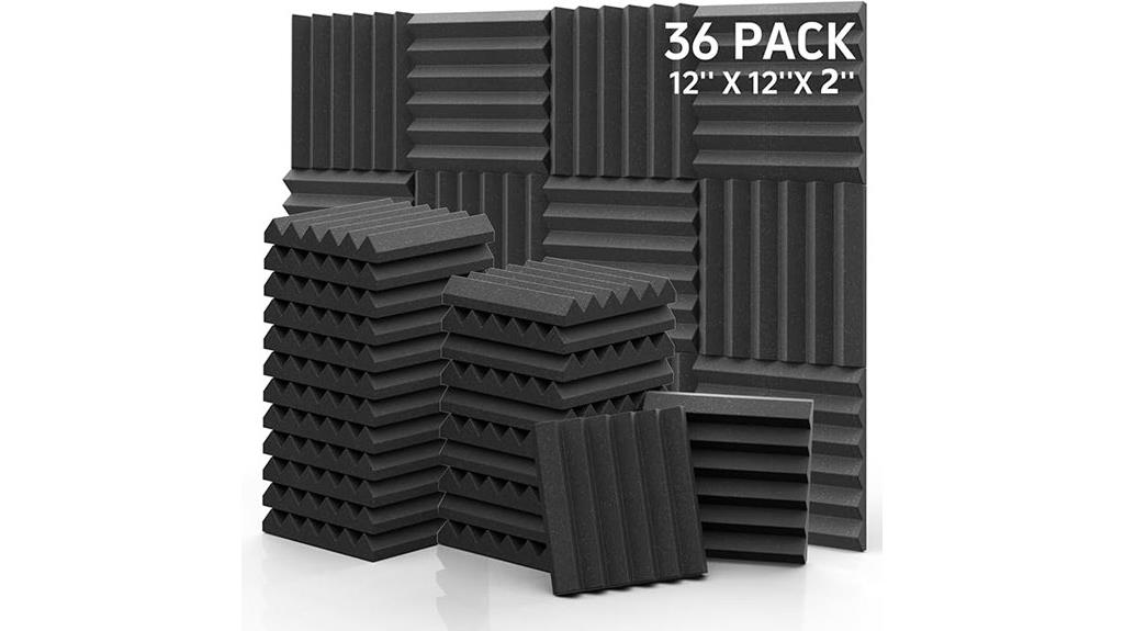 36 pack foam wedge panels