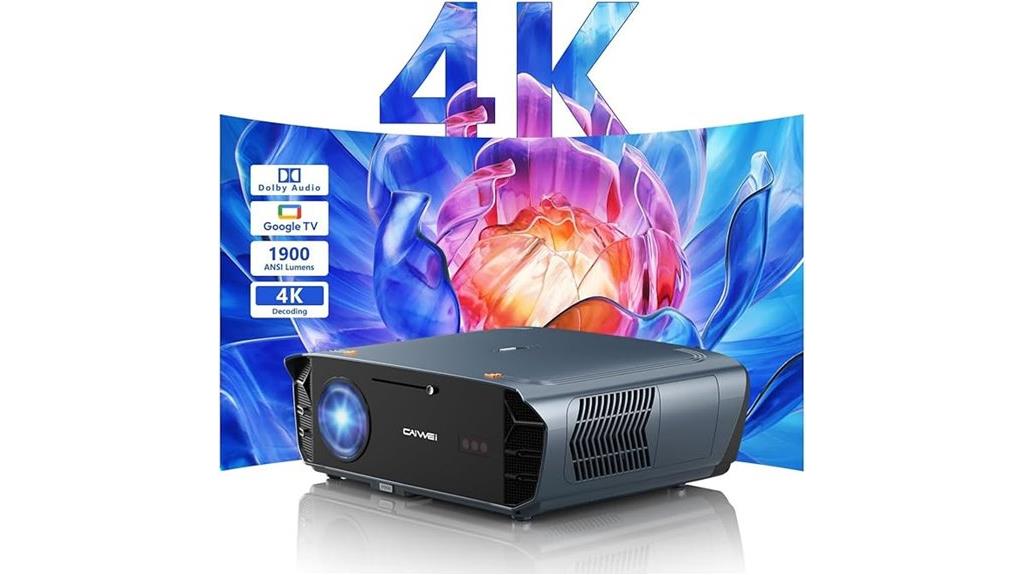 4k wireless casting projector
