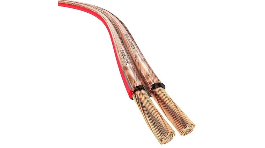 50 foot copper speaker cable