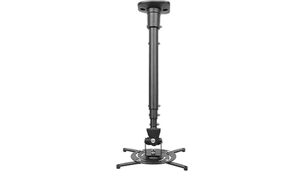 adjustable black ceiling mount