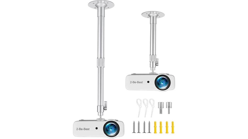 adjustable ceiling projector mount