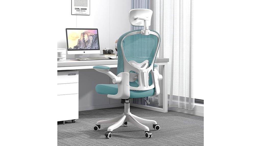 adjustable lumbar office chair