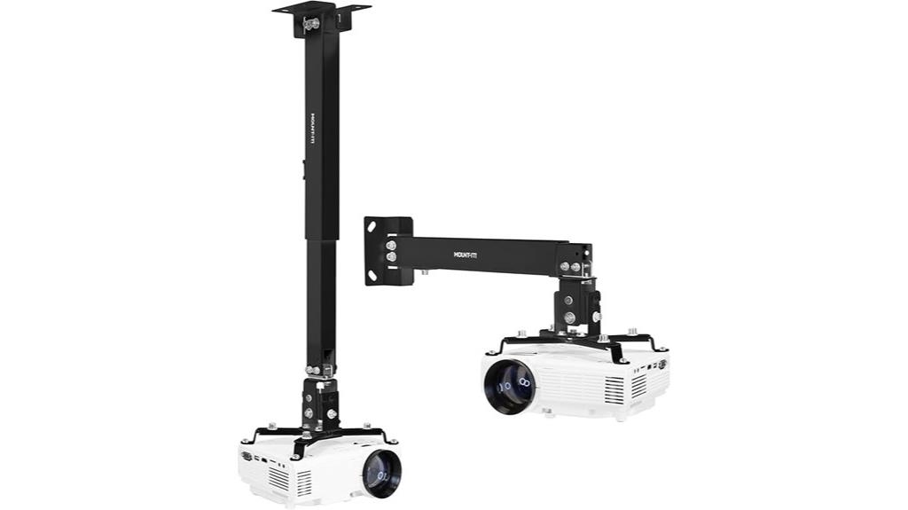 adjustable mount for projectors