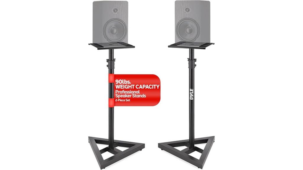 adjustable speaker stand pair