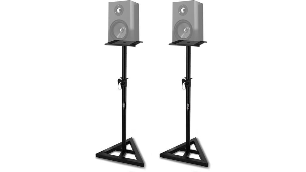 adjustable speaker stand pair