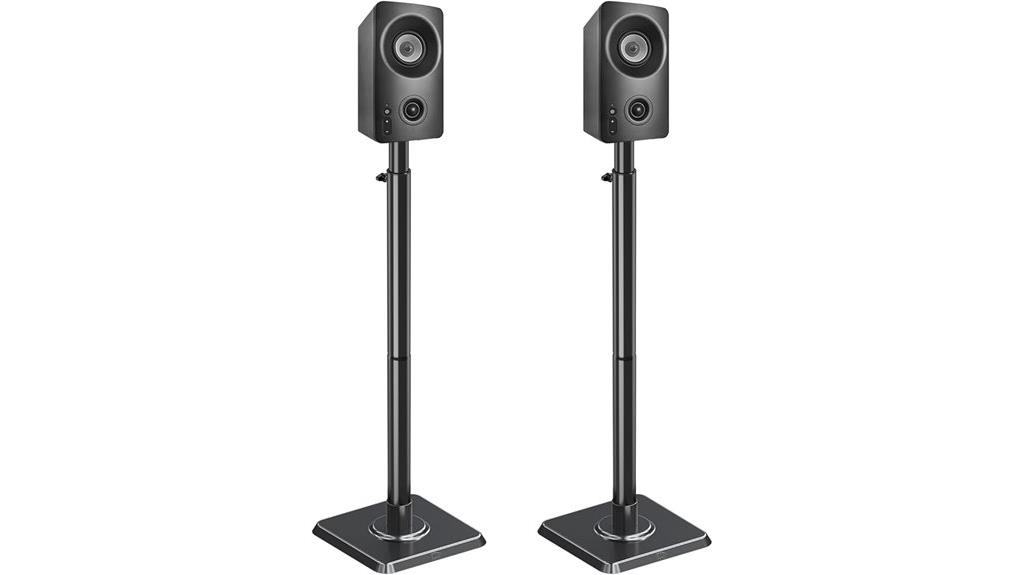 adjustable speaker stand pair