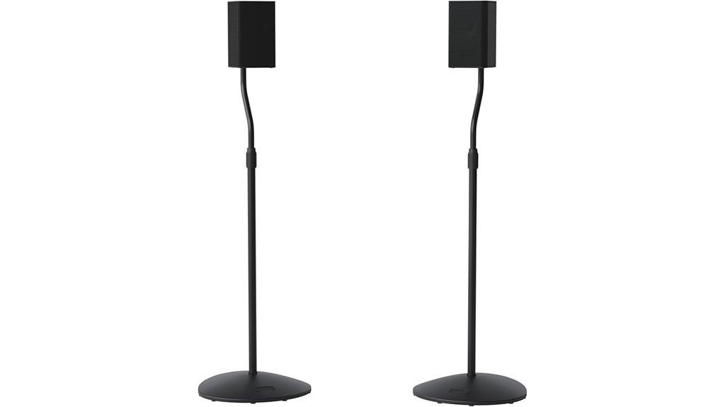 adjustable speaker stands pair