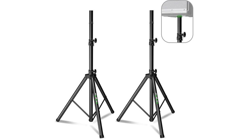 adjustable speaker tripod stands