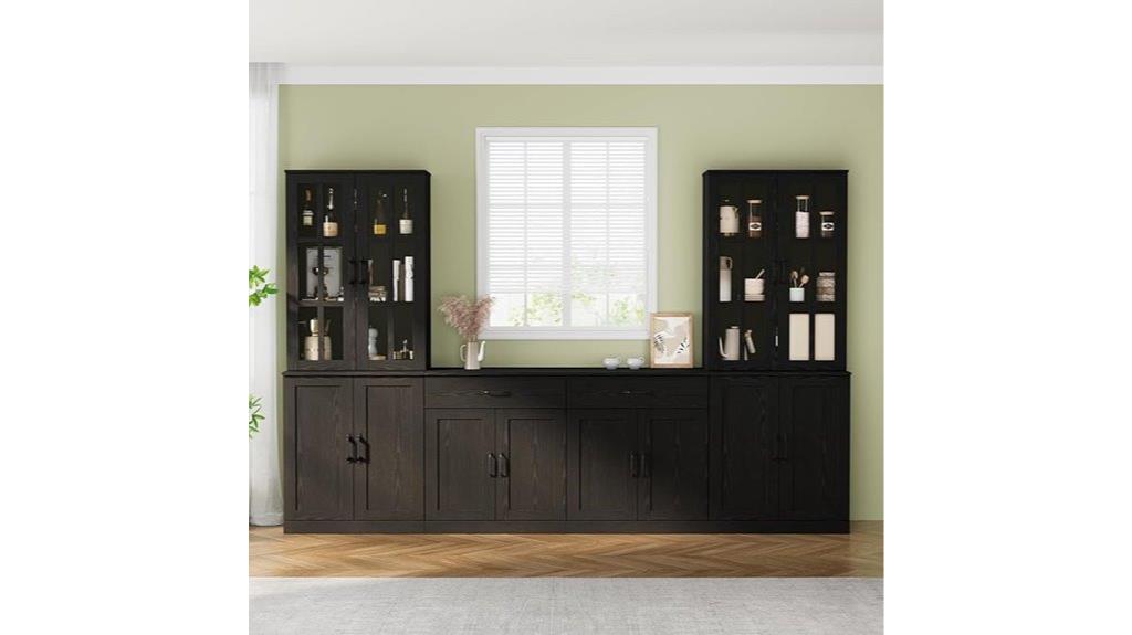 adjustable tv stand cabinet