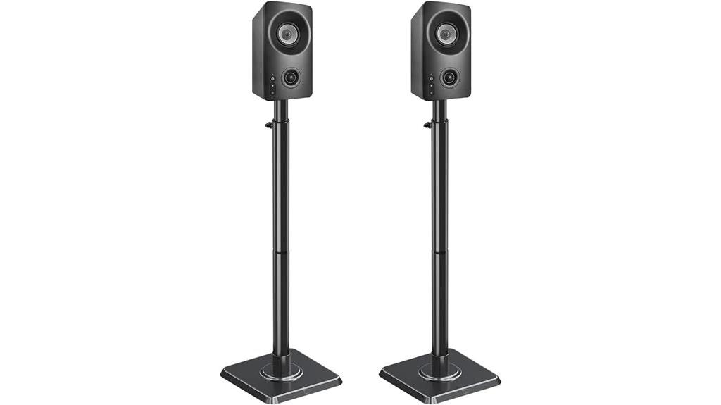 adjustable wire management stands
