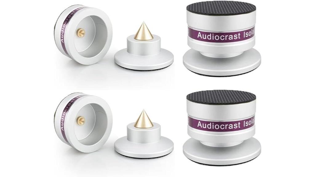 aluminum speaker spike set