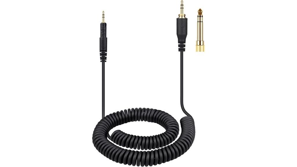audio technica coiled cable