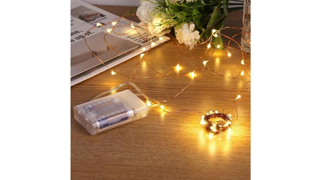 battery operated warm white fairy lights