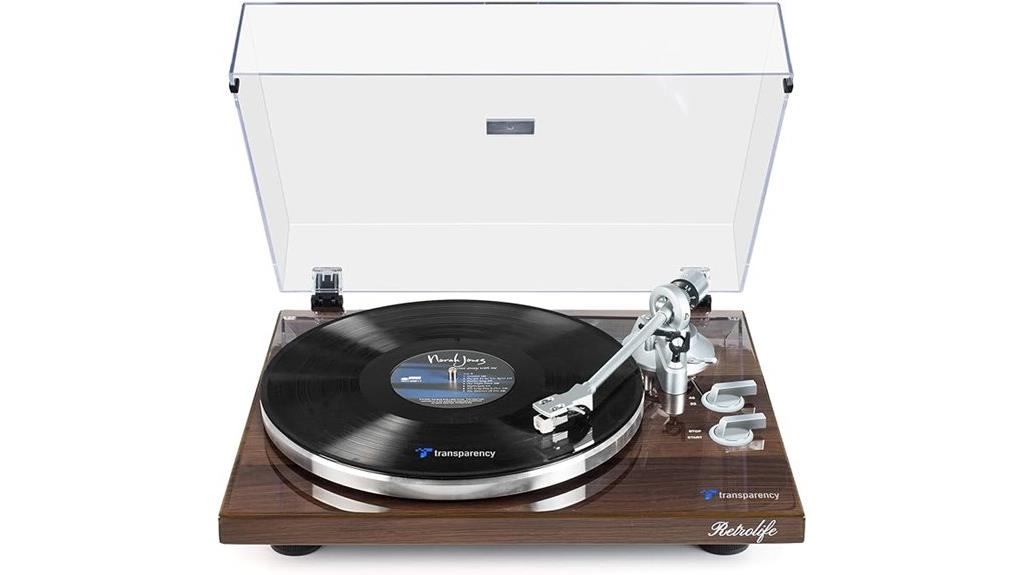 belt drive turntable with wireless