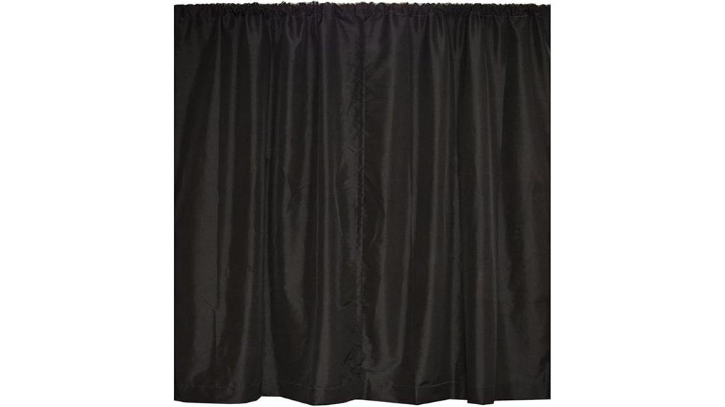 black 118x60 drape
