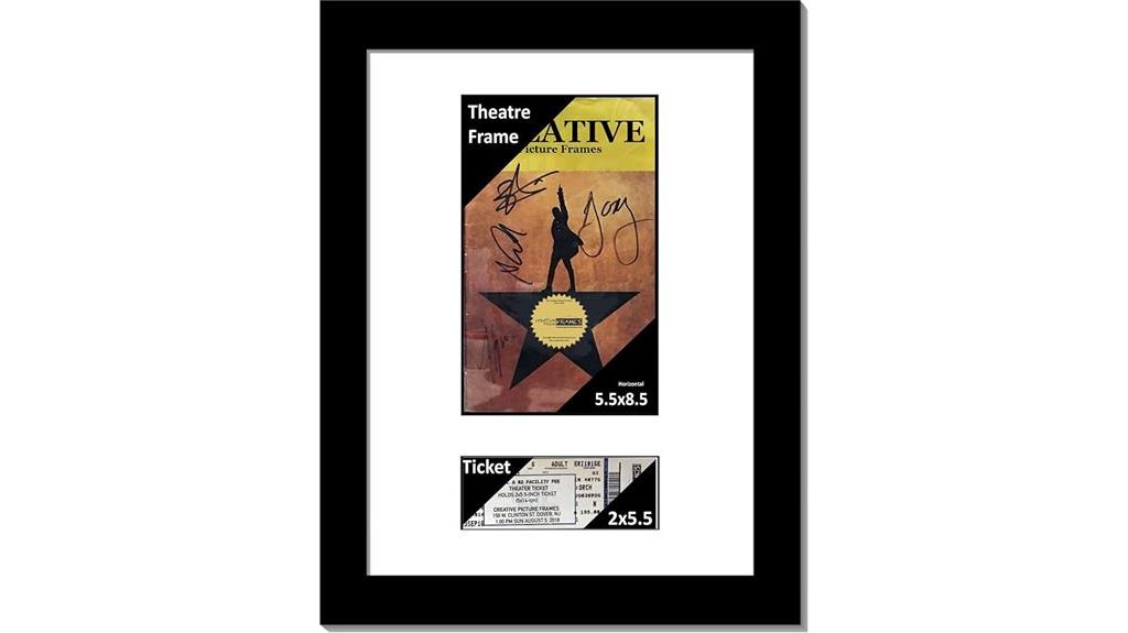 black 11x14 theatre frame
