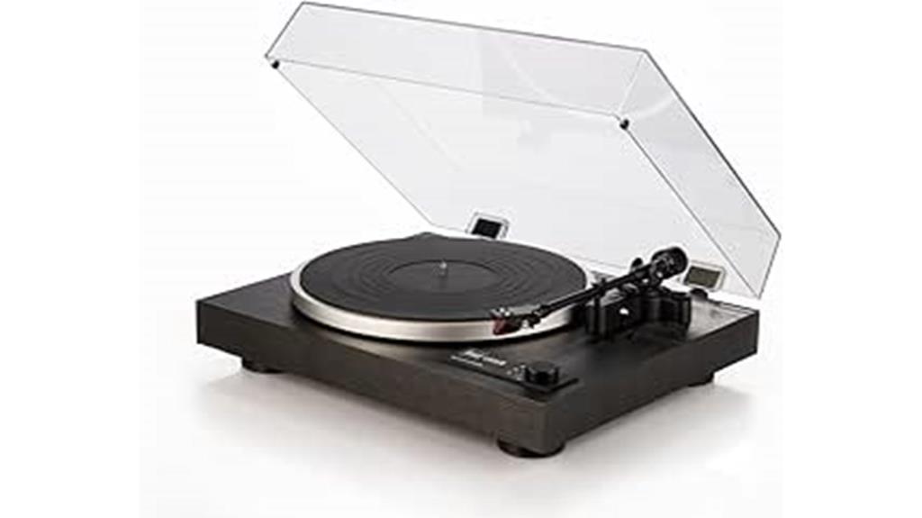 black belt drive turntable