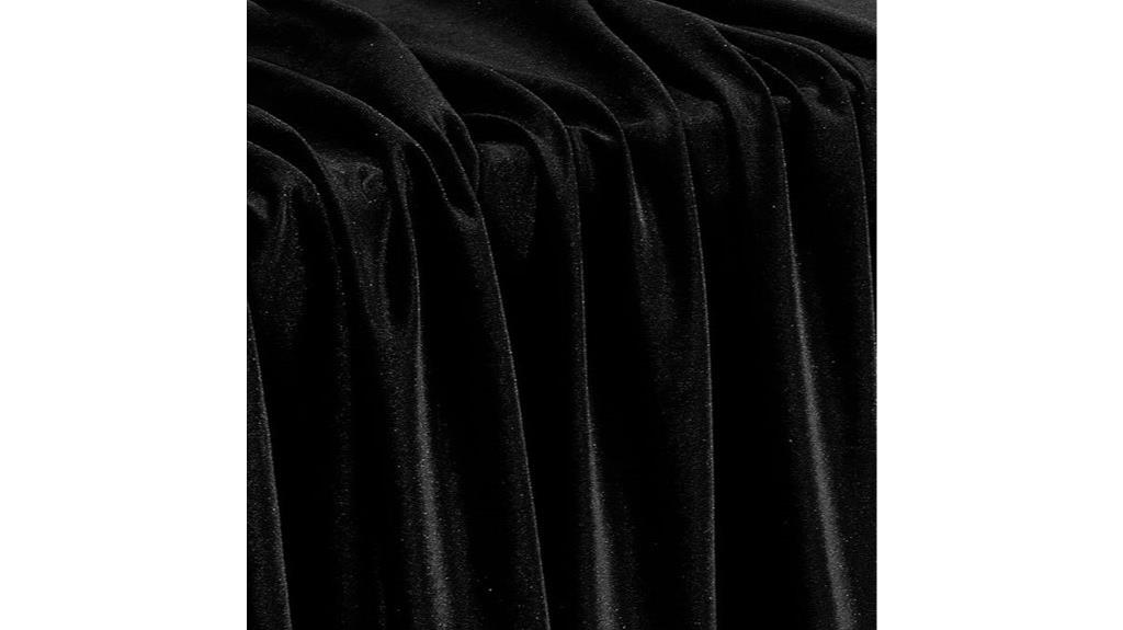 black velvet fabric yard