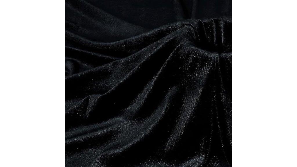 black velvet fabric yard