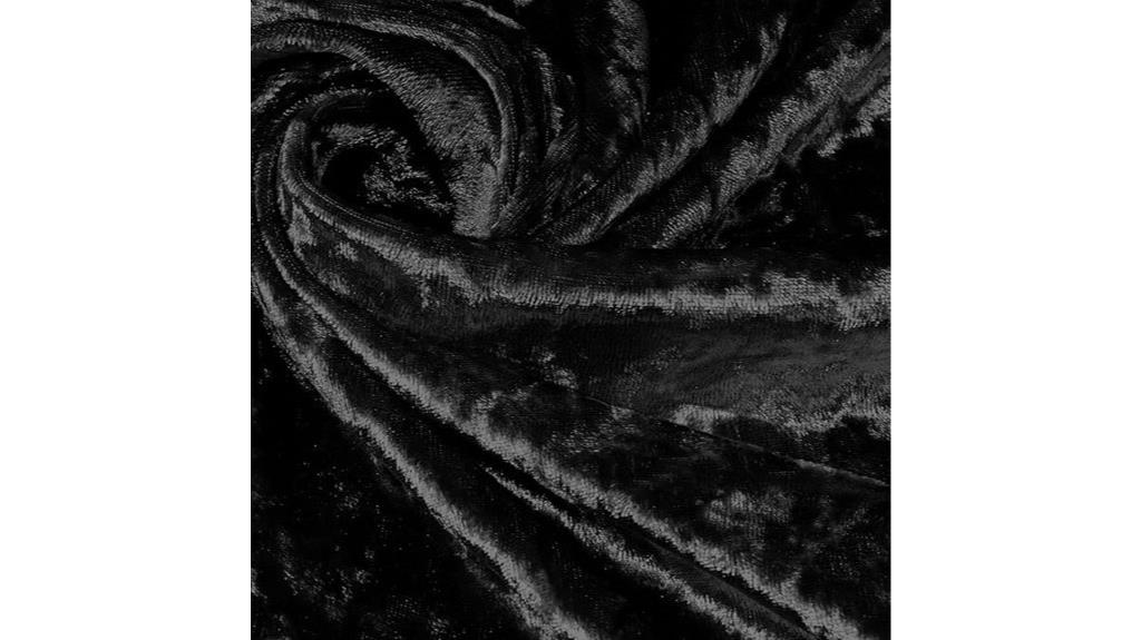 black velvet fabric yardage