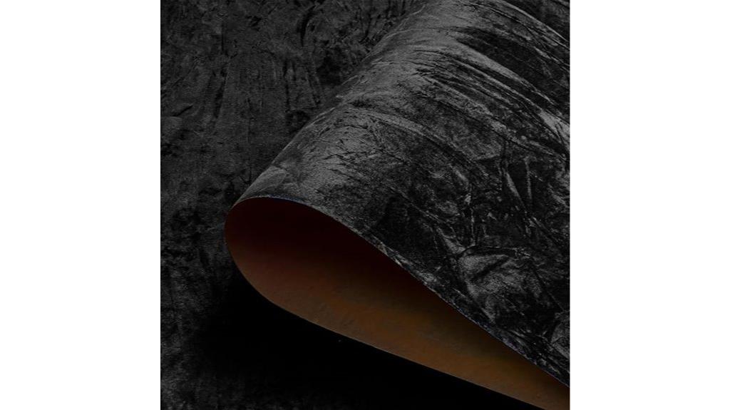 black velvet wallpaper roll